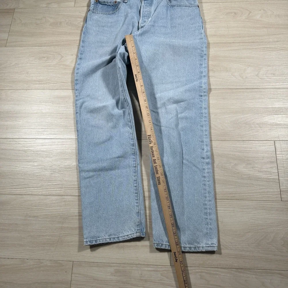 Levi's 501 Denim Jeans 32 x 29 Blue 90's Premium Big E 100% Cotton Straight Leg